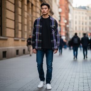 VTG Nike 6.0 Flannel Shirt Mens XXL Plaid Worn Distressed Long Sleeves Y2K Retro